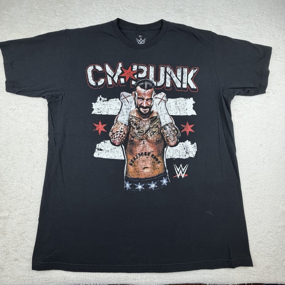 WWE CM PUNK‎ Best In The World Black T Shirt Medium
